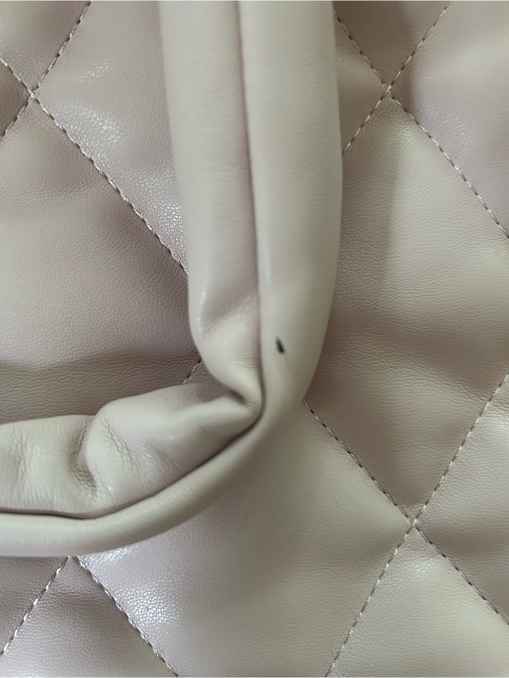Poppy & Peonies Quilted Light Pink laptop toe bag - Picture 6 of 9